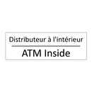 Distributeur à l'intérieur - ATM Inside