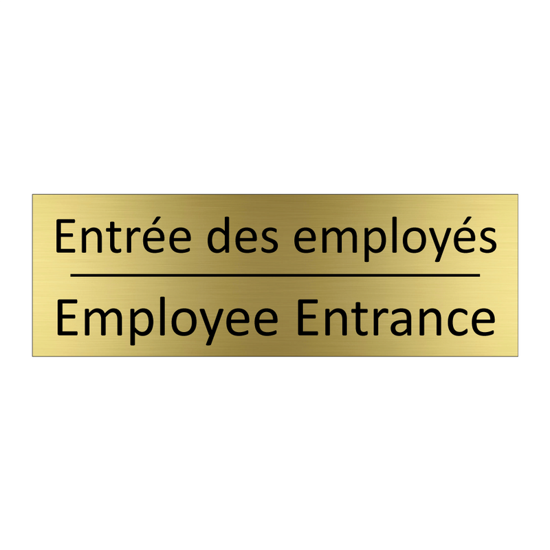 Entrée des employés - Employee Entrance