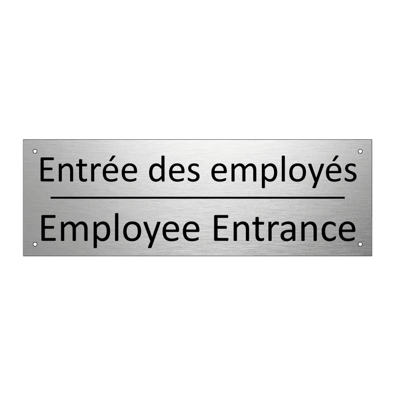 Entrée des employés - Employee Entrance