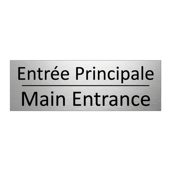 Entrée Principale - Main Entrance