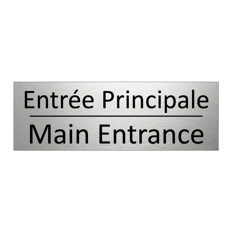 Entrée Principale - Main Entrance