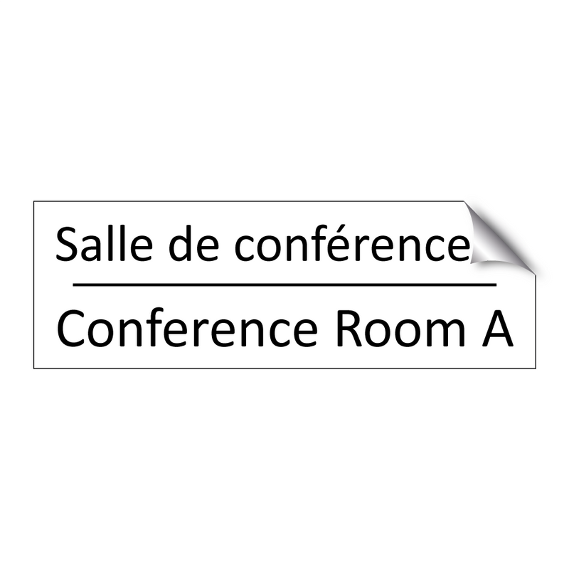 Salle de conférence A - Conference Room A