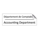Département de Comptabilité - Accounting Department