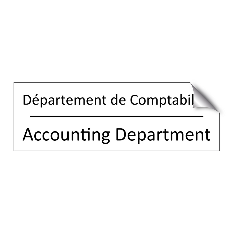 Département de Comptabilité - Accounting Department