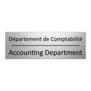 Département de Comptabilité - Accounting Department