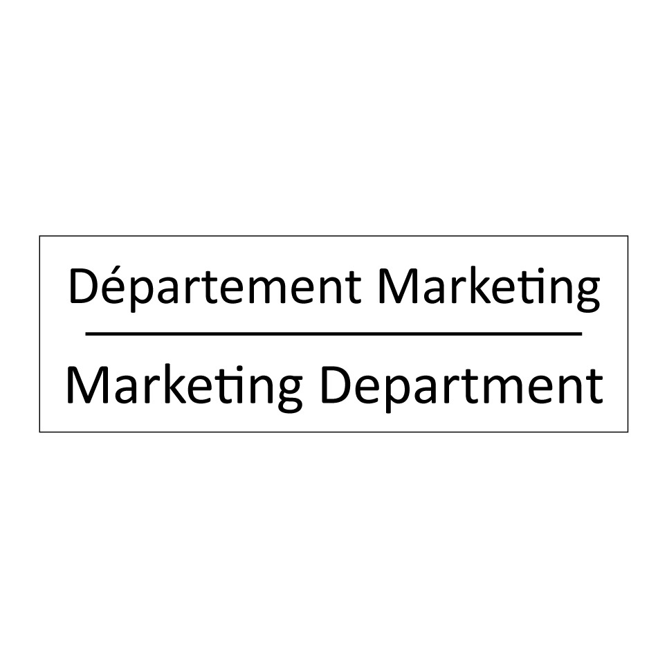 Département Marketing - Marketing Department