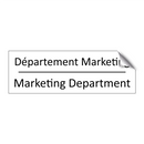 Département Marketing - Marketing Department