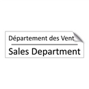 Département des Ventes - Sales Department