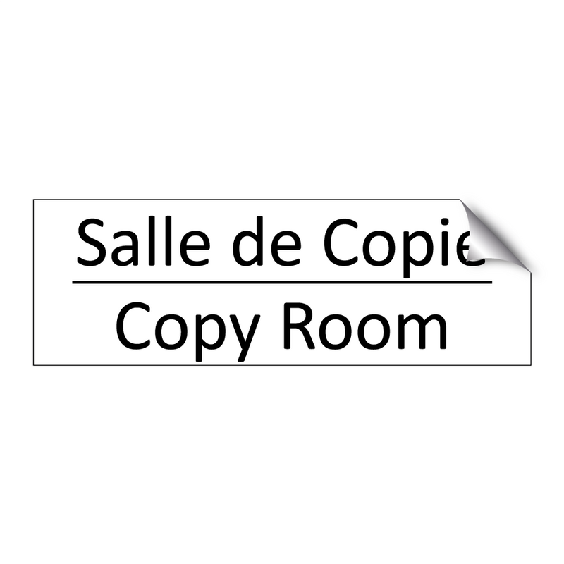 Salle de Copie - Copy Room