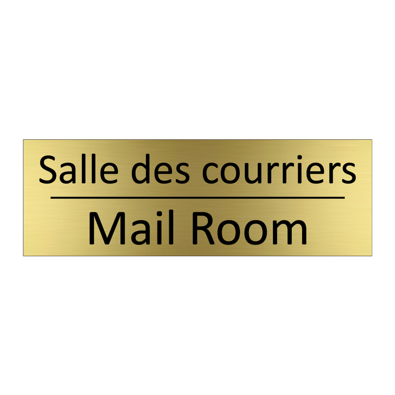 Salle des courriers - Mail Room