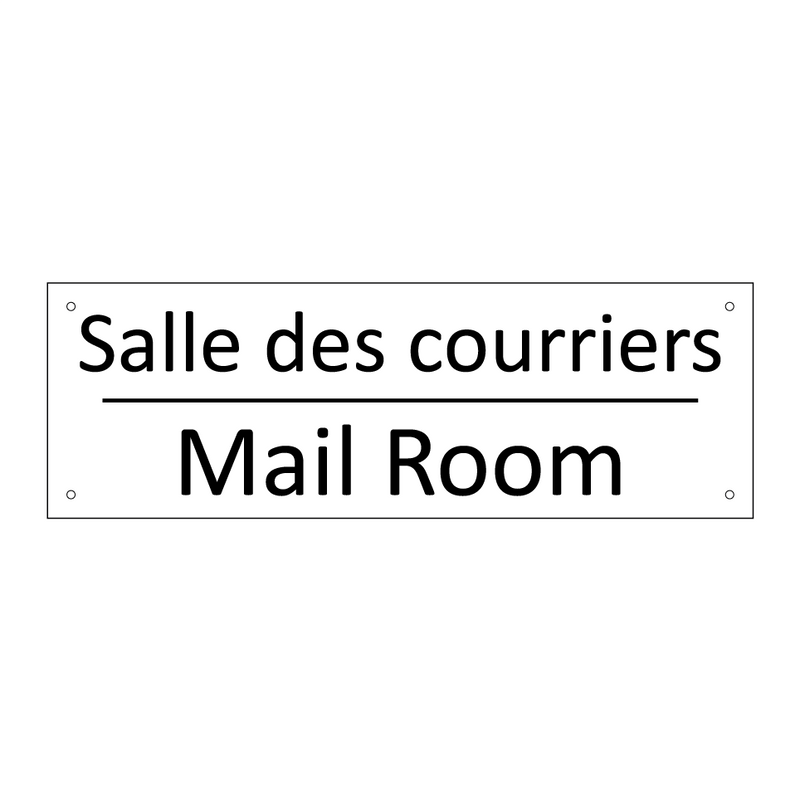 Salle des courriers - Mail Room