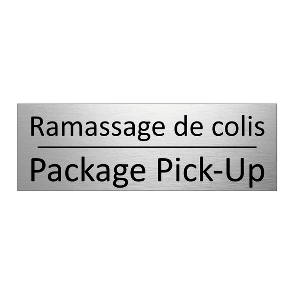 Ramassage de colis - Package Pick-Up