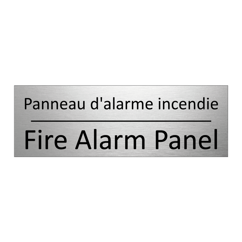 Panneau d'alarme incendie - Fire Alarm Panel