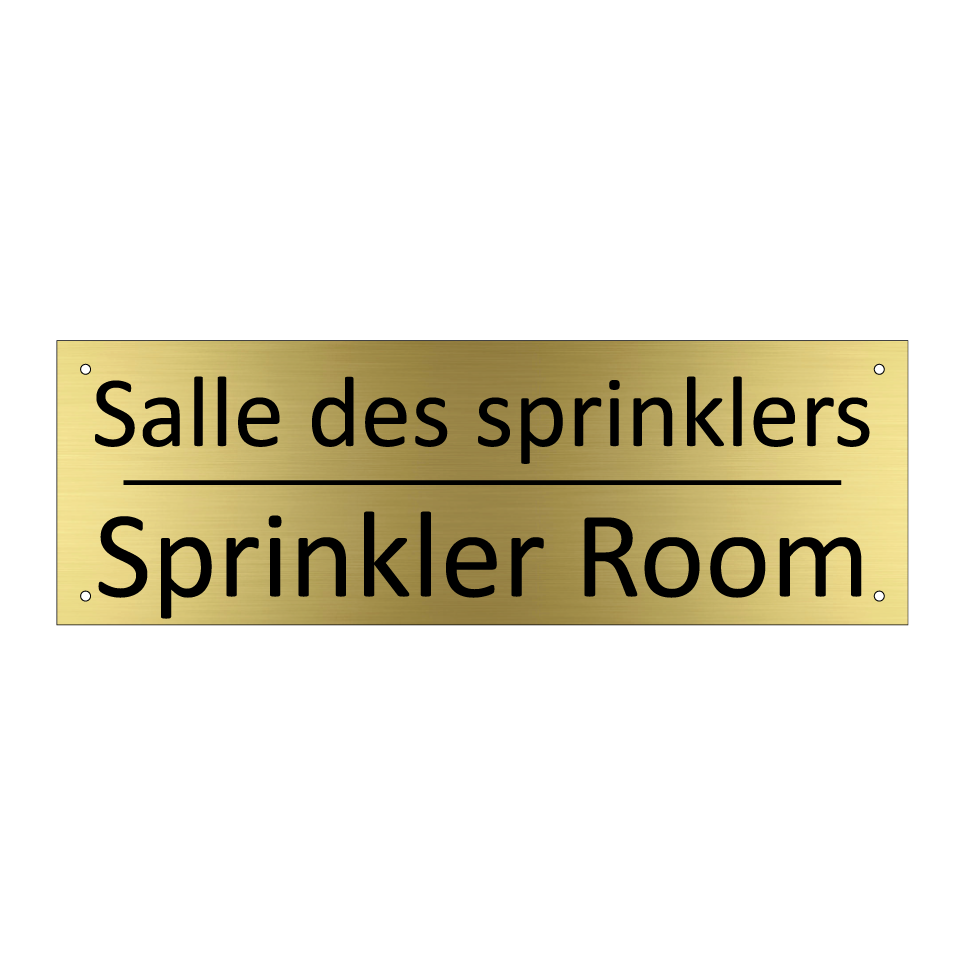 Salle des sprinklers - Sprinkler Room