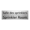 Salle des sprinklers - Sprinkler Room