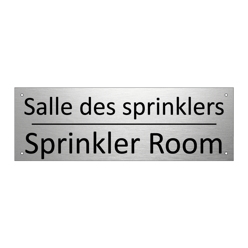 Salle des sprinklers - Sprinkler Room