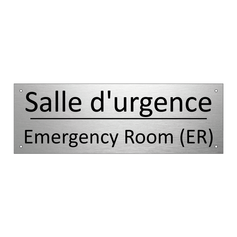 Salle d'urgence - Emergency Room (ER)