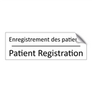 Enregistrement des patients - Patient Registration