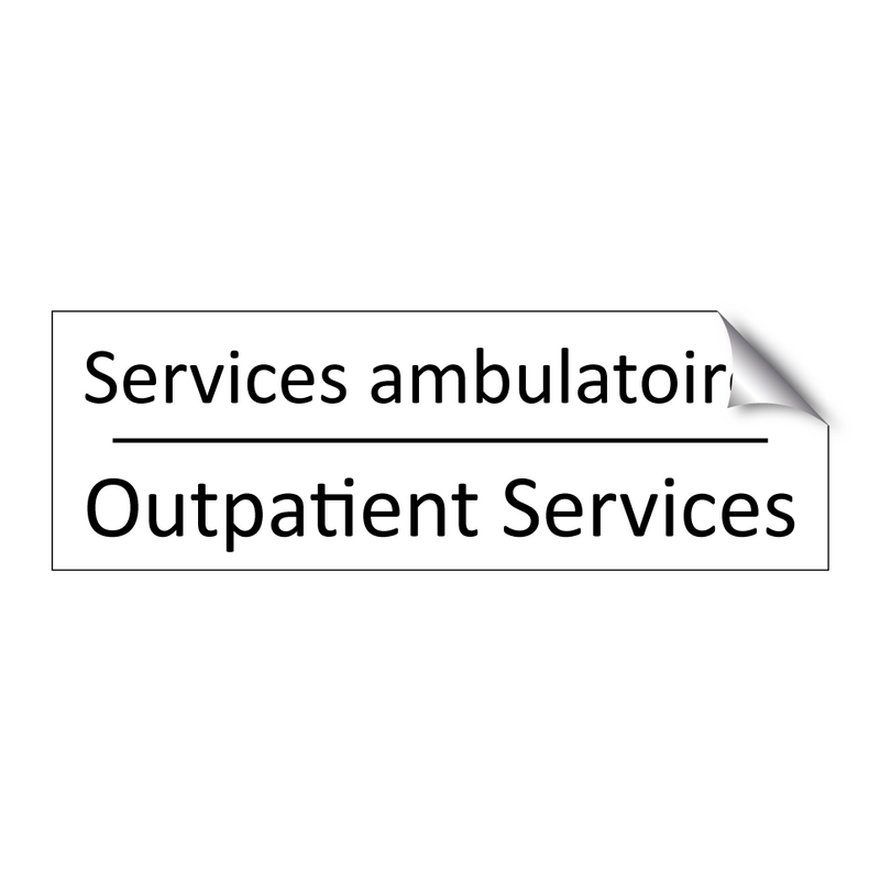 Services ambulatoires - Outpatient Services
