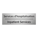 Services d'hospitalisation - Inpatient Services