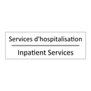 Services d'hospitalisation - Inpatient Services