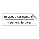 Services d'hospitalisation - Inpatient Services