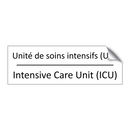 Unité de soins intensifs (USI) - Intensive Care Unit (ICU)