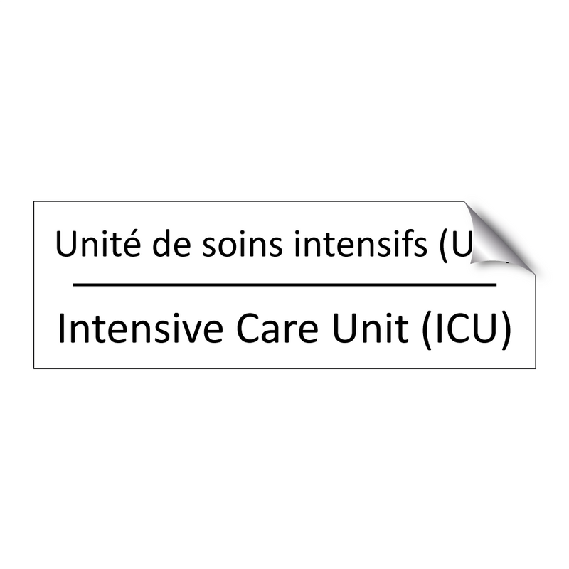 Unité de soins intensifs (USI) - Intensive Care Unit (ICU)