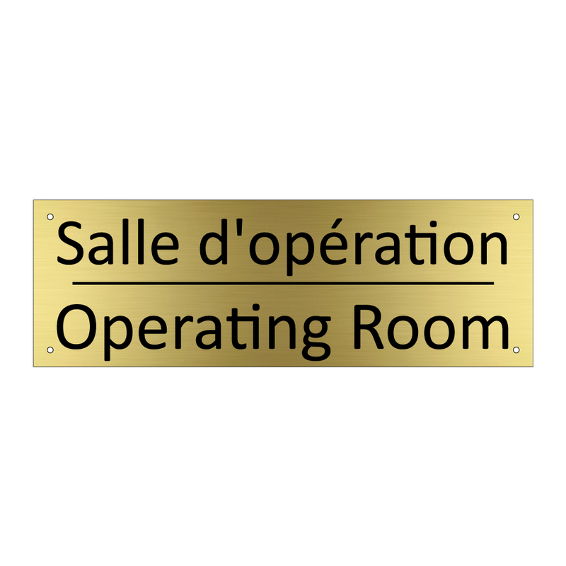 Salle d'opération - Operating Room