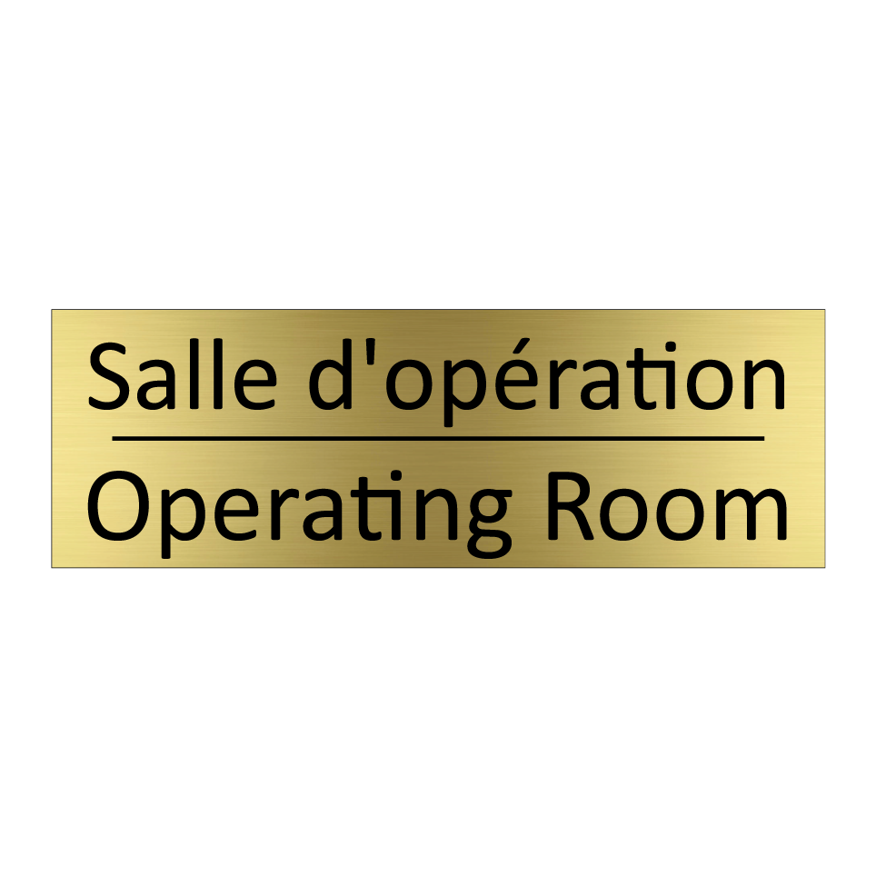 Salle d'opération - Operating Room