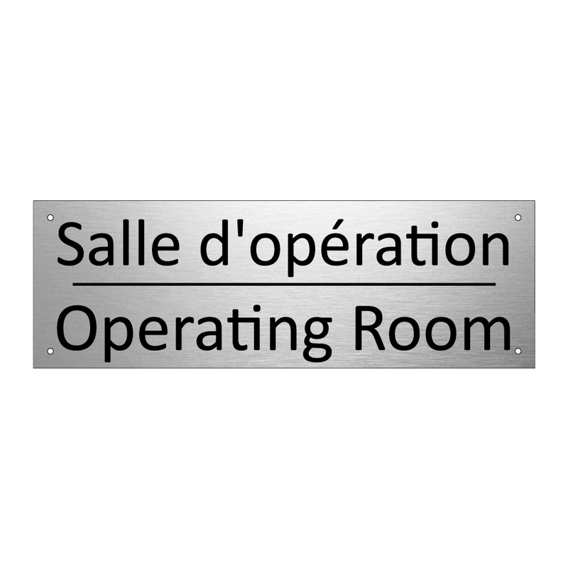 Salle d'opération - Operating Room