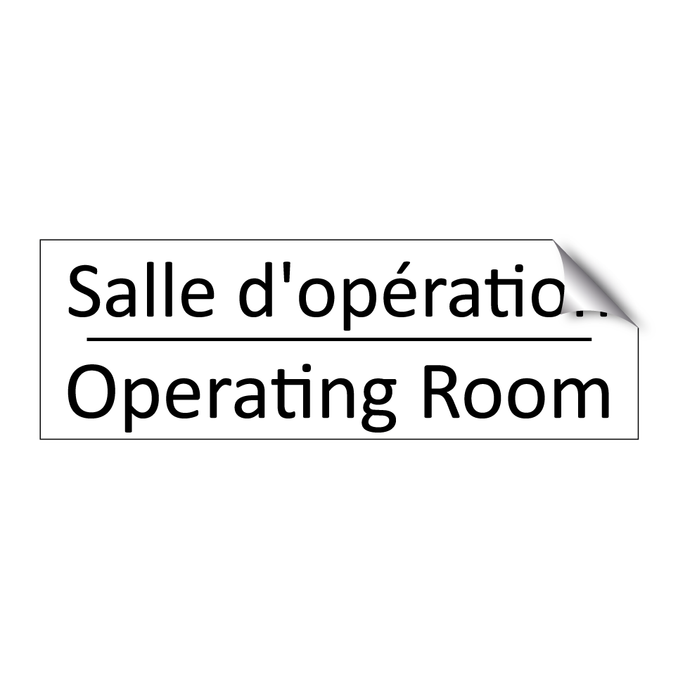 Salle d'opération - Operating Room