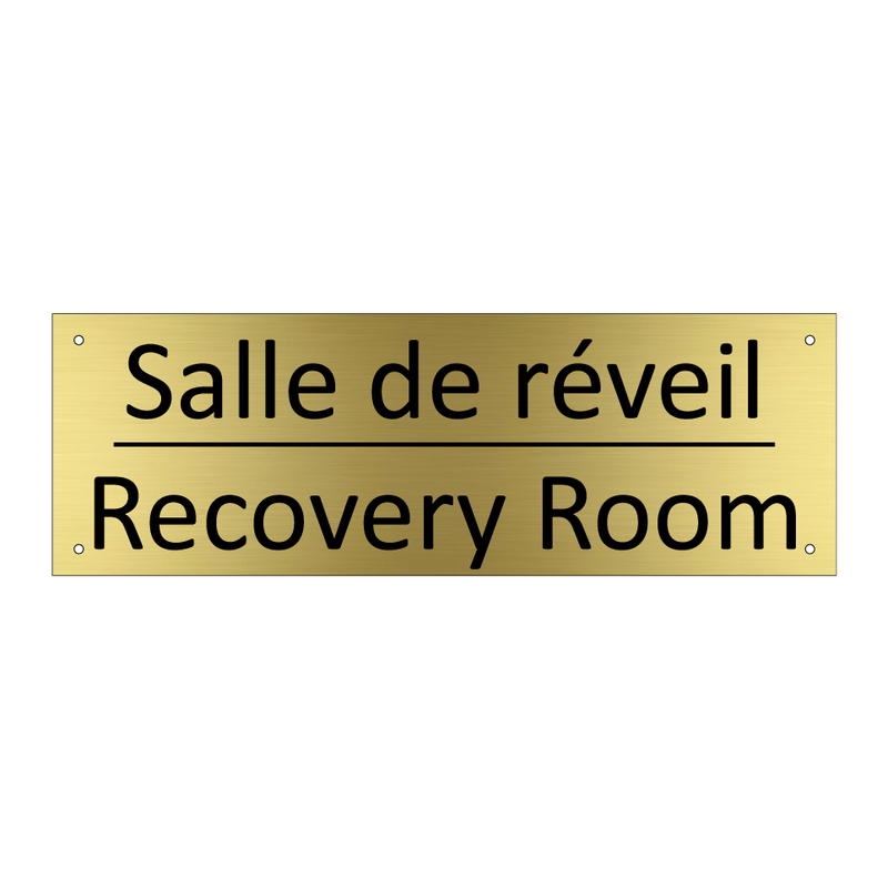 Salle de réveil - Recovery Room