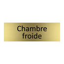 Chambre froide