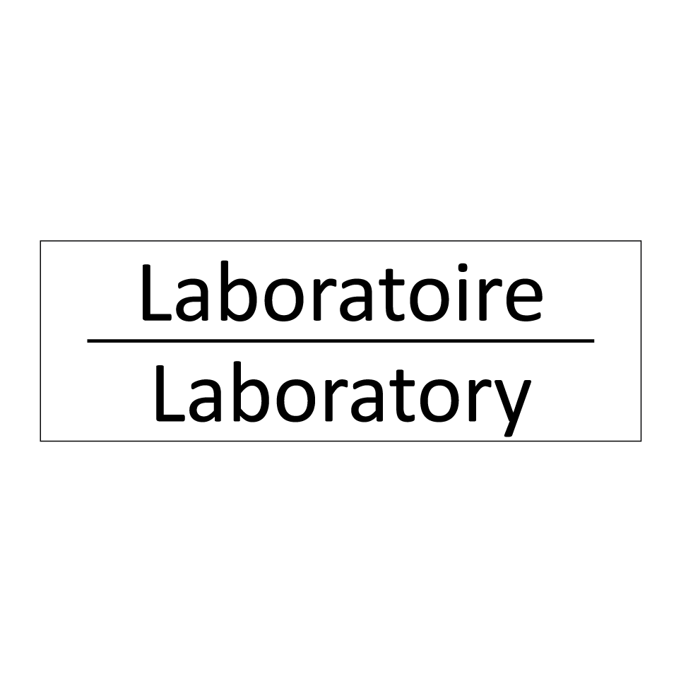 Laboratoire - Laboratory