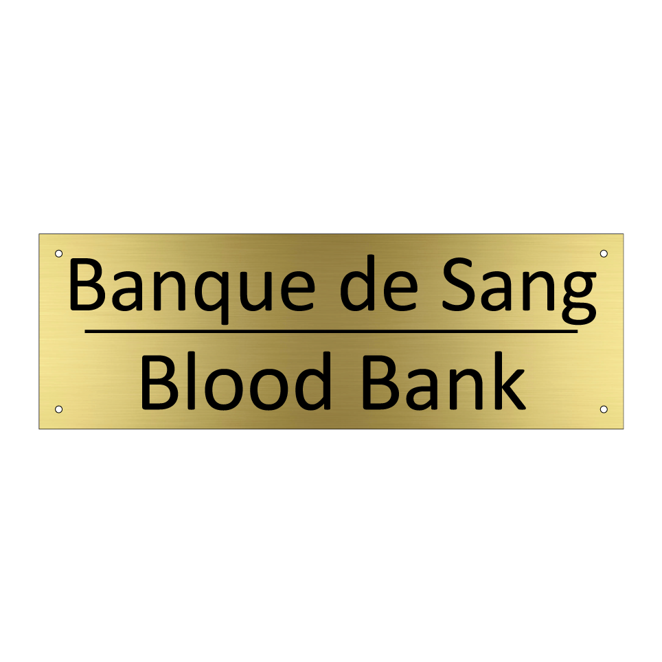 Banque de Sang - Blood Bank