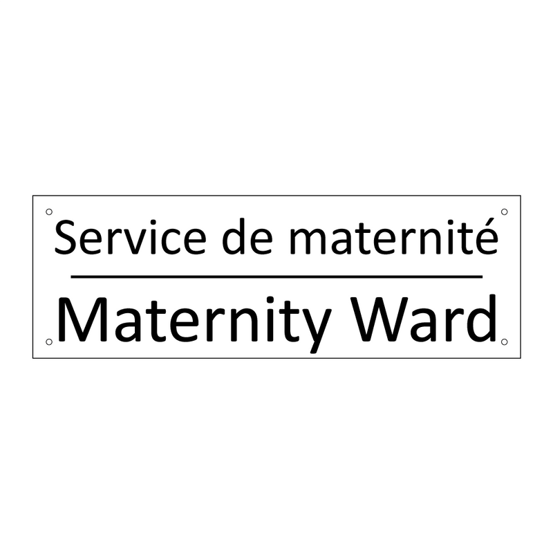 Service de maternité - Maternity Ward