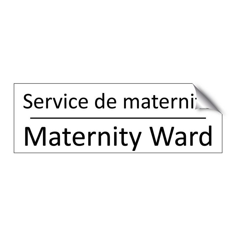 Service de maternité - Maternity Ward