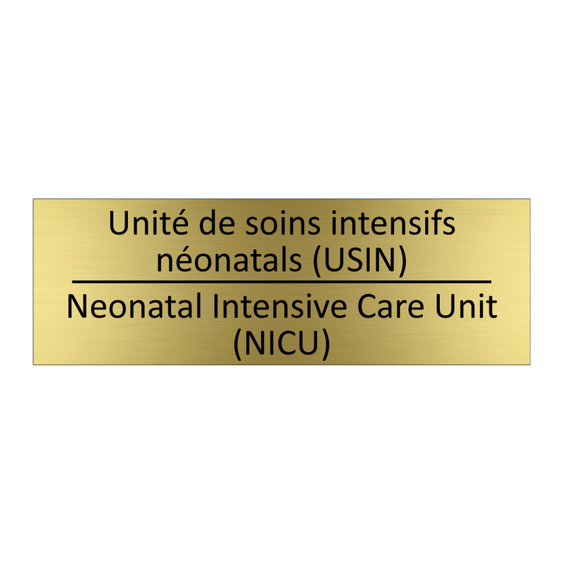 Unité de soins intensifs néonatals  /.../ - Neonatal Intensive Care Unit (NICU) /.../