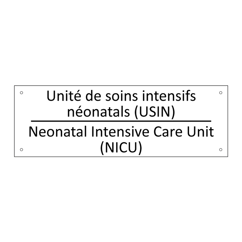 Unité de soins intensifs néonatals  /.../ - Neonatal Intensive Care Unit (NICU) /.../