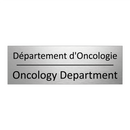 Département d'Oncologie - Oncology Department