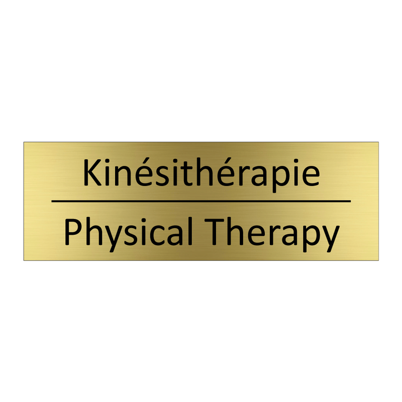 Kinésithérapie - Physical Therapy
