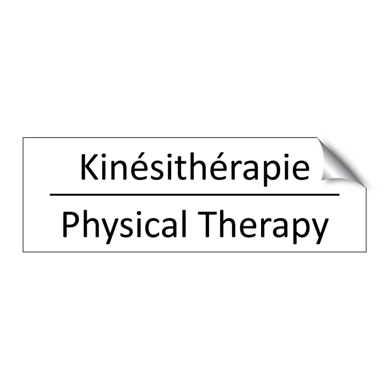 Kinésithérapie - Physical Therapy