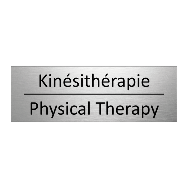 Kinésithérapie - Physical Therapy