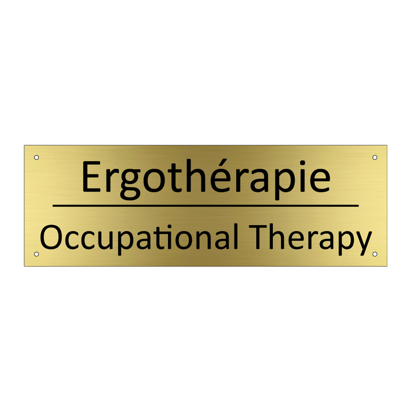 Ergothérapie - Occupational Therapy