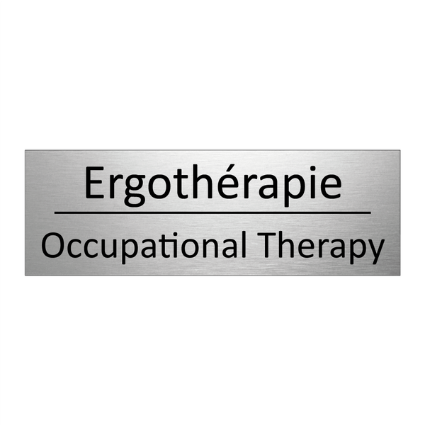 Ergothérapie - Occupational Therapy