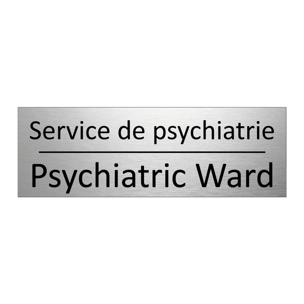 Service de psychiatrie - Psychiatric Ward