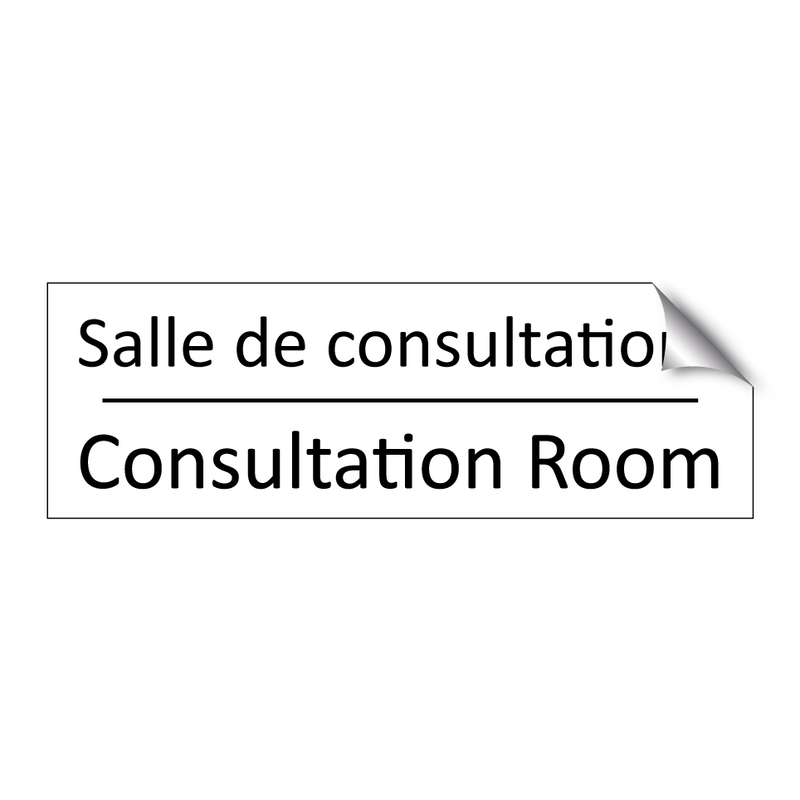 Salle de consultations - Consultation Room
