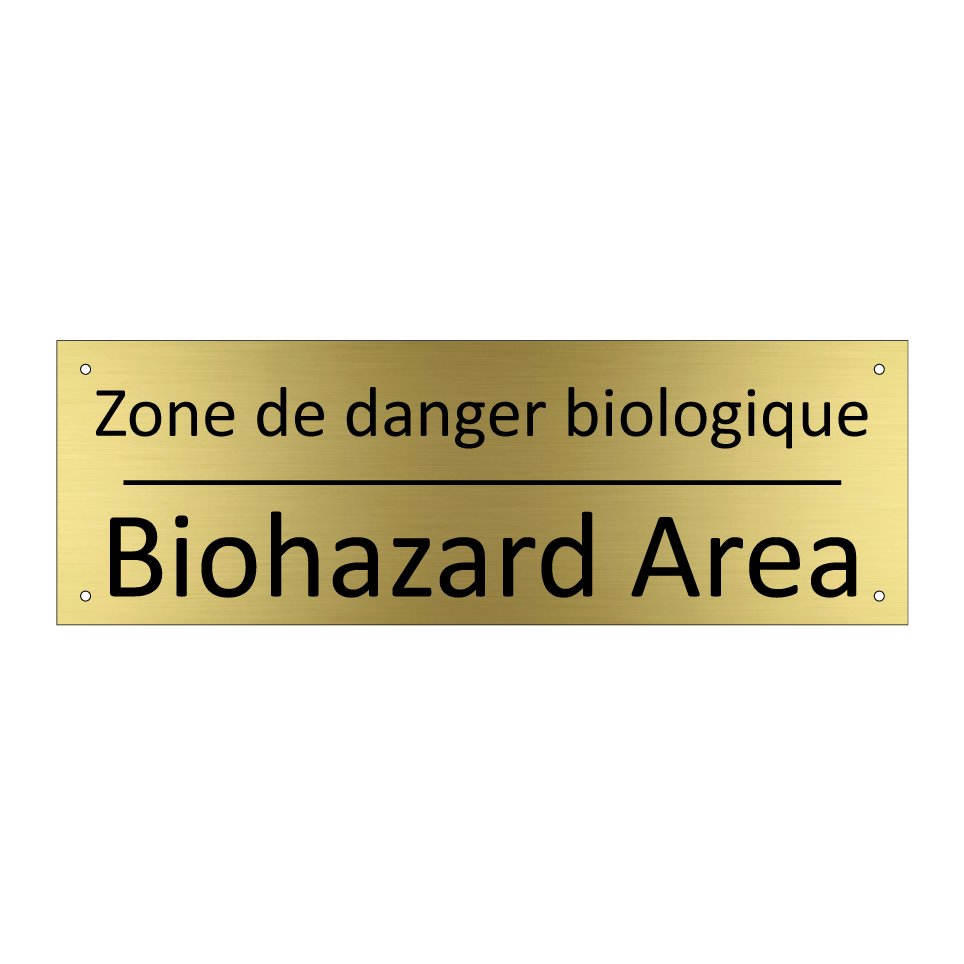 Zone de danger biologique - Biohazard Area