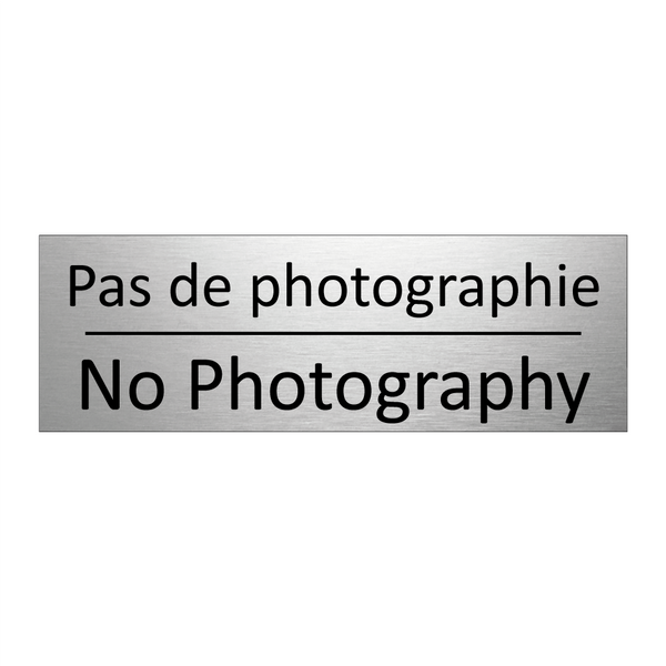 Pas de photographie - No Photography